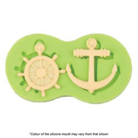 ANCHOR AND HELM FONDANT SILICONE MOULD