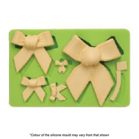 ASSORTED BOW FONDANT SILICONE MOULD