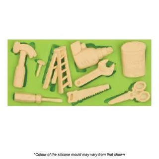 MENS TOOLS FONDANT SILICONE MOULD