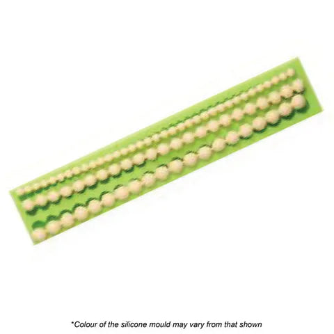 BEADS - 3 ROWS FONDANT SILICONE MOULD