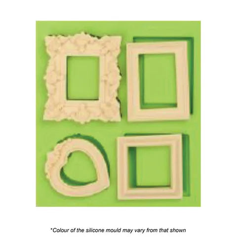 ASSORTED PICTURE FRAME FONDANT SILICONE MOULD
