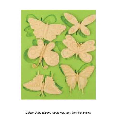 BUTTERFLY FONDANT SILICONE MOULD