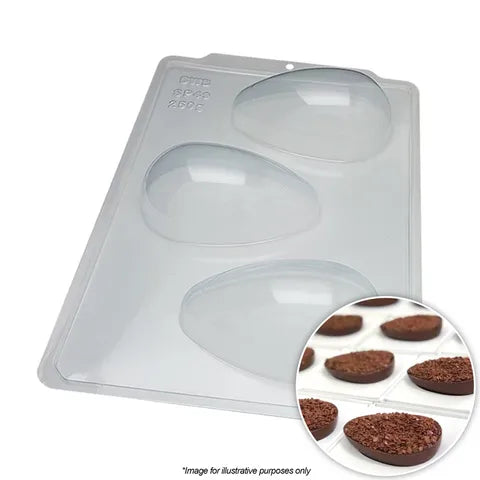 SMOOTH EGG MOULD 250G | 3 PIECE BWB