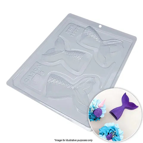 MEDIUM MERMAID TAILS MOULD | 3 PIECE 10020 BWB