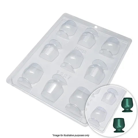 SMALL WINE GLASS MOULD | 1 PIECE CHOCOLATE MOULD PLASTIC
