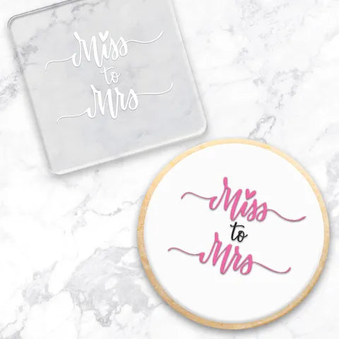 MISS TO MRS | DEBOSSER WEDDING EMBOSSER