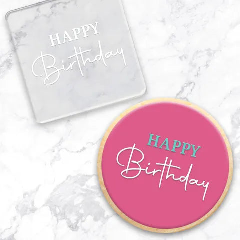 HAPPY BIRTHDAY SCRIPT | DEBOSSER EMBOSSER