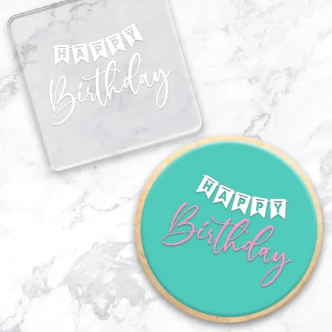 HAPPY BIRTHDAY BANNER | DEBOSSER EMBOSSER