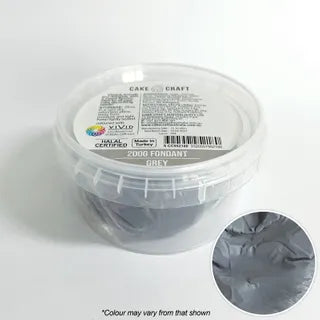 CAKE CRAFT | FONDANT | GREY | 200G FONDANT