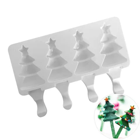 CHRISTMAS TREE | POPSICLE CHOCOLATE SILICONE MOULD