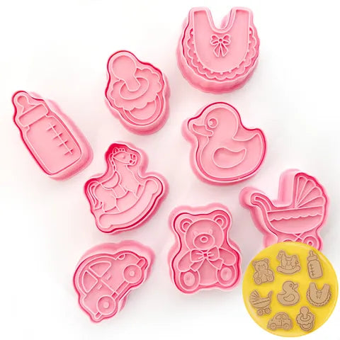 BABY | COOKIE CUTTERS | 8 PIECE SET COOKIE CUTTER SET