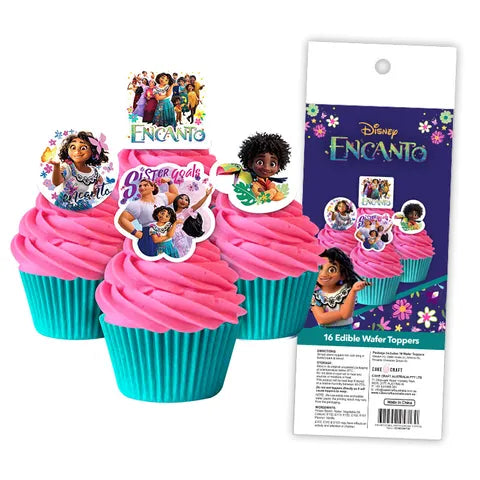 ENCANTO | EDIBLE WAFER CUPCAKE TOPPERS