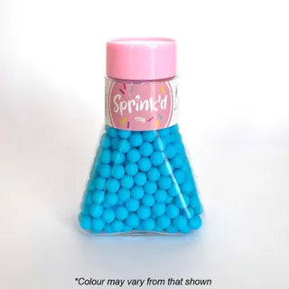SPRINKD | 6MM BLUE FLOSS BALL | 110G SUGAR PEARLS