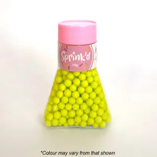 SPRINKD | 6MM GREEN FLOSS BALL | 110G SUGAR PEARLS