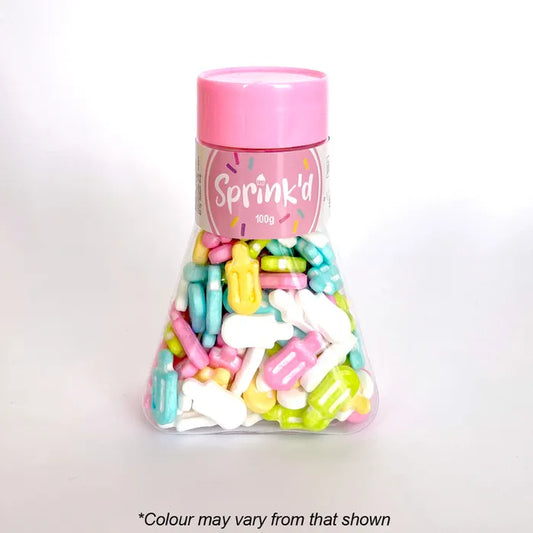 SPRINKD | 19MM POPSICLE MIX COLOR | 100G SHAPES