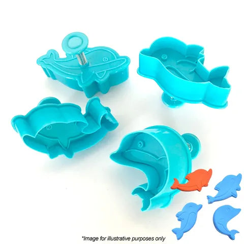 DOLPHIN | PLUNGER CUTTERS | 4 PIECE SET