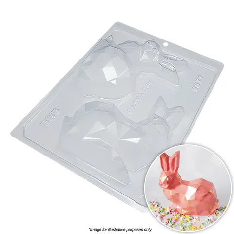 9877 GEO RABBITS MOULD | 3 PIECE BWB