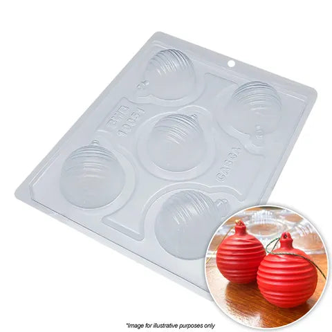 CHRISTMAS BAUBLE STRIPED MOULD | 3 PIECE BWB