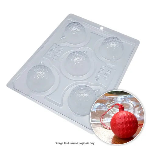 CHRISTMAS BAUBLE QUILTED MOULD | 3 PIECE BWB