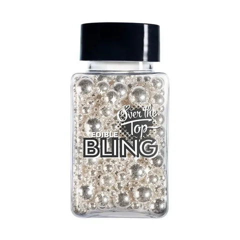 OTT BLING SILVER BALLS MEDLEY 75G SUGAR PEARLS