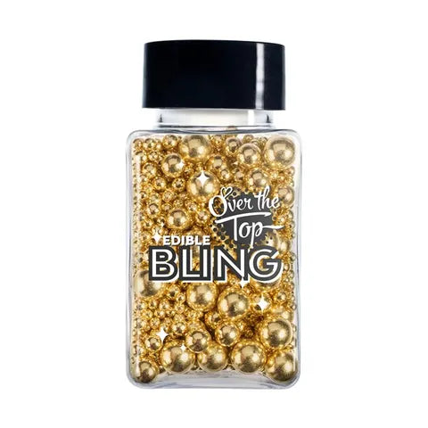 OTT BLING GOLD BALLS MEDLEY 75G SUGAR PEARLS