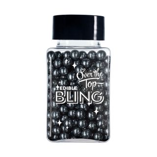 OTT BLING BLACK PEARLS 70G - 4MM SUGAR PEARLS