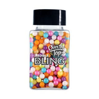 OTT BLING RAINBOW PEARLS 70G - 4MM SUGAR PEARLS