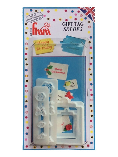 FMM GIFT TAG CUTTER SET PACK OF 2 CUTTERS