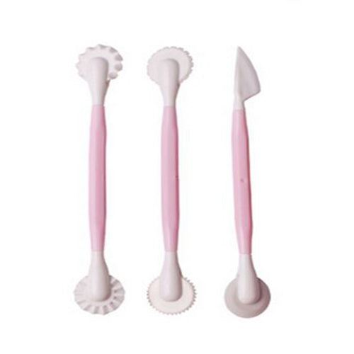 FONDANT - GUM PASTE TOOL SET - 3 PIECE MODELLING TOOLS