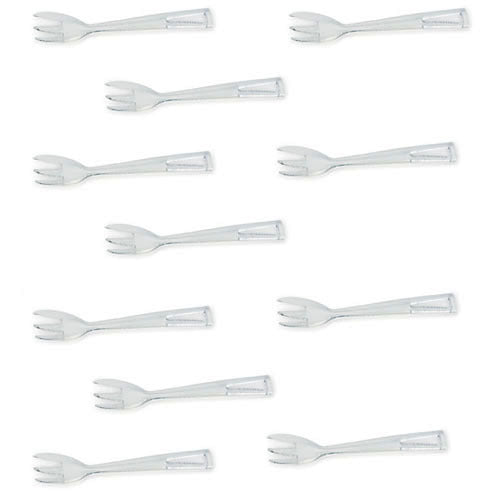 Dessert Bar Fork Clear (10)