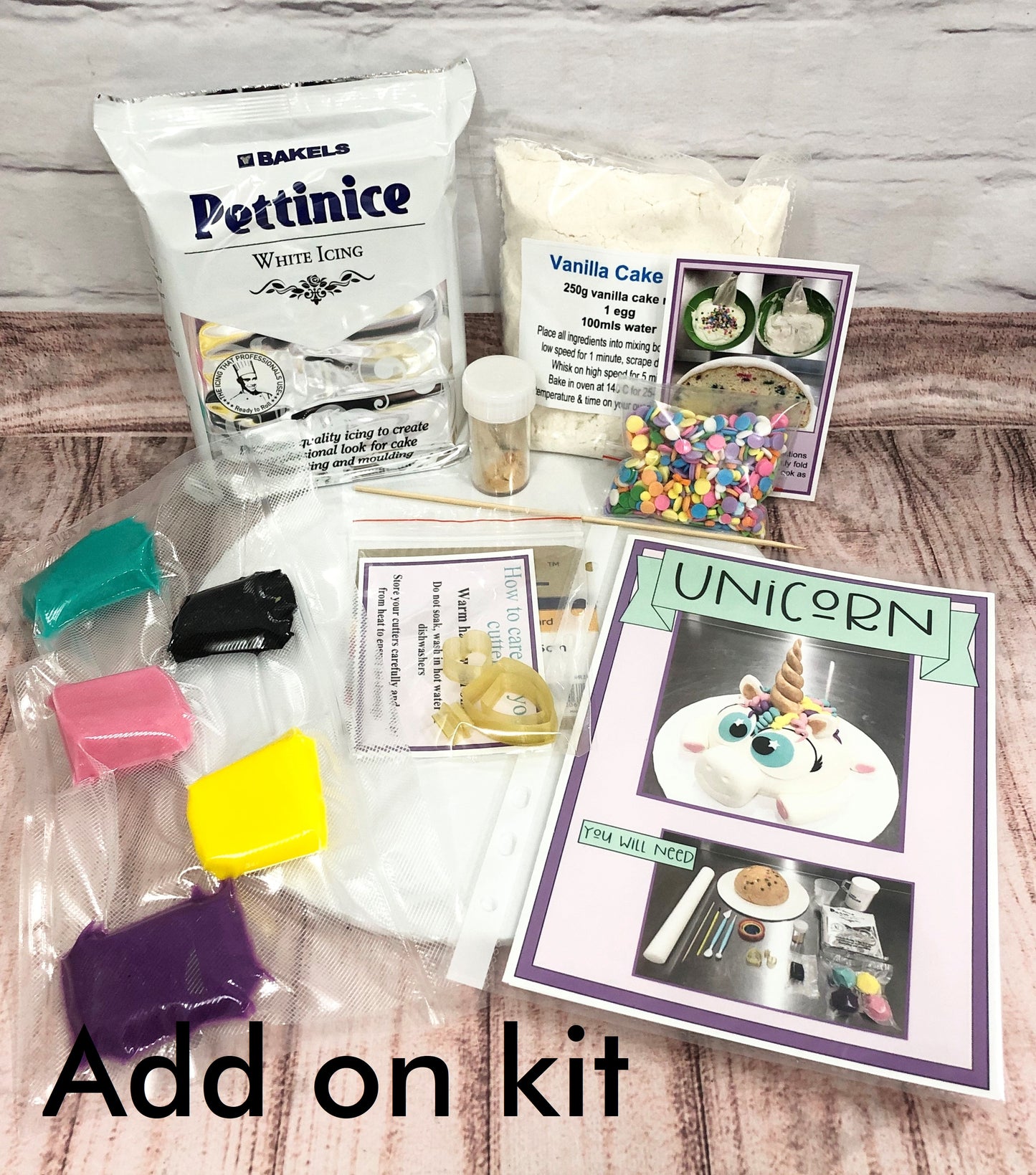 Cake in the box - Unicorn - Add on Kit