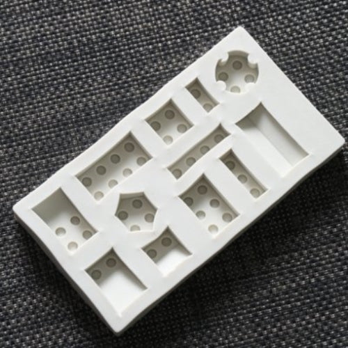 LEGO BUILDING BRICKS BLOCK FONDANT SILICONE MOULD