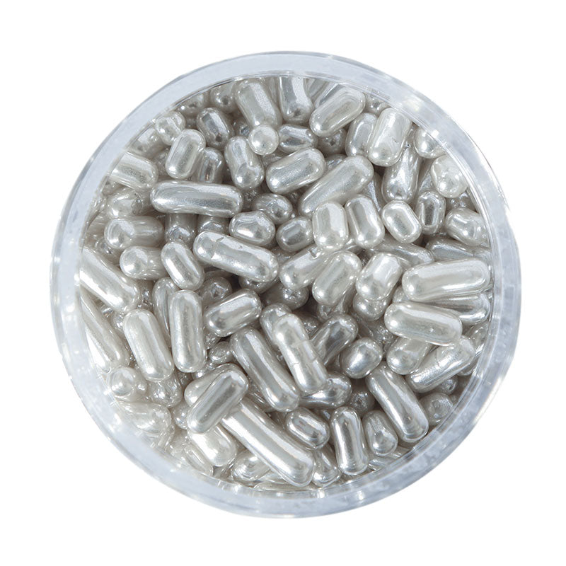 METALLIC SILVER JIMMIES 1MM (85G