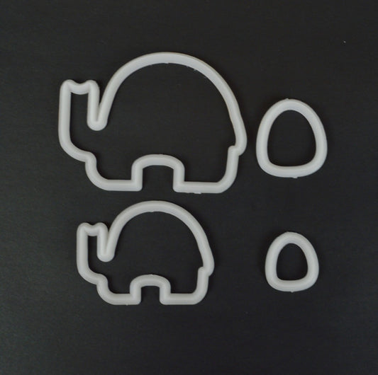 MUMMY AND BABY ELEPHANT CUTTER SET- FMM CUTTERS