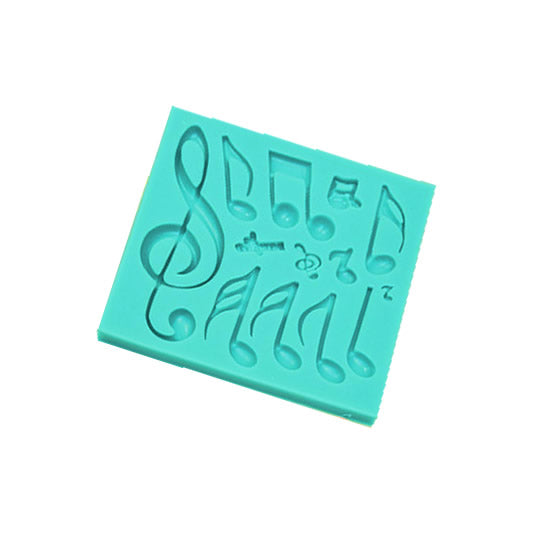 SILICONE MOULD - MUSIC NOTES