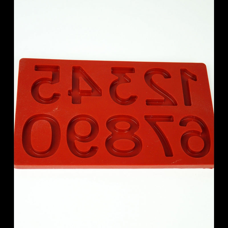 NUMBERS - CHOCOLATE SILICONE MOULD / FLEX
