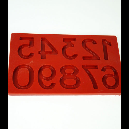 NUMBERS - CHOCOLATE SILICONE MOULD / FLEX