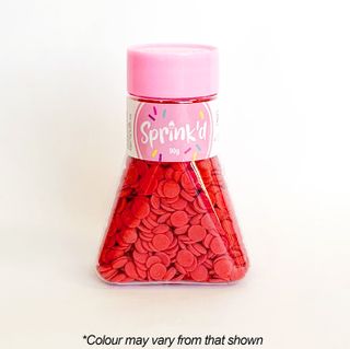 SPRINKD | SEQUINS | RED | 7MM | 90G