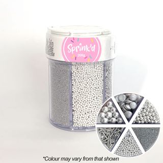 SPRINKD | 6 CAVITY JAR | SILVER SHINY MIXES