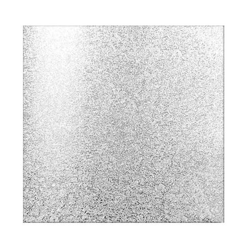 Square Cake Board 8" Silver