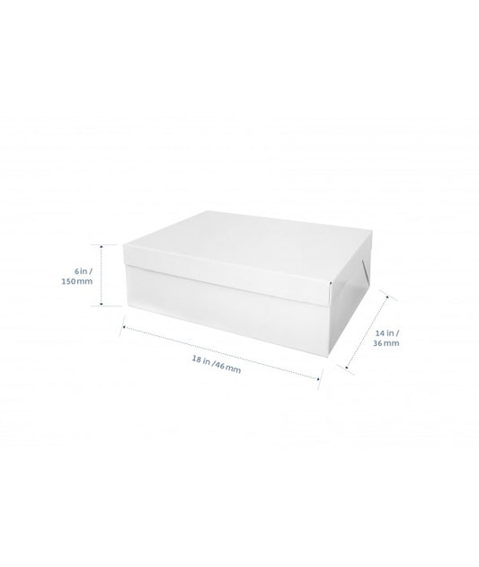 18" X 14" SLAB CAKE BOX - 6" HIGH
