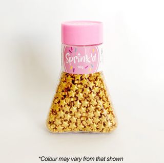 SPRINKD | STARS | GOLD | 7MM | 100G SHAPES