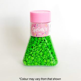 SPRINKD | STARS | GREEN | 7MM | 100G SHAPES