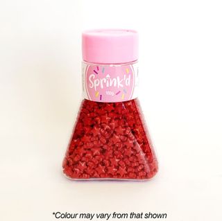 SPRINKD | STARS | RED | 7MM | 100G SHAPES