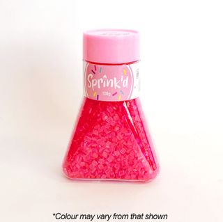 SPRINKD | SUGAR ROCKS | BRIGHT PINK |  SANDING SUGAR