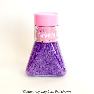 SPRINKD | SUGAR ROCKS | PURPLE | 130G SANDING SUGAR