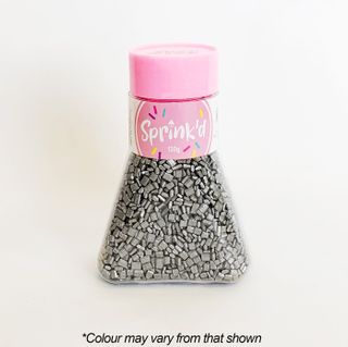 SPRINKD | SUGAR ROCKS | SILVER | 130G SANDING SUGAR