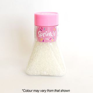 SPRINKD | SUGAR ROCKS | WHITE | 130G SANDING SUGAR