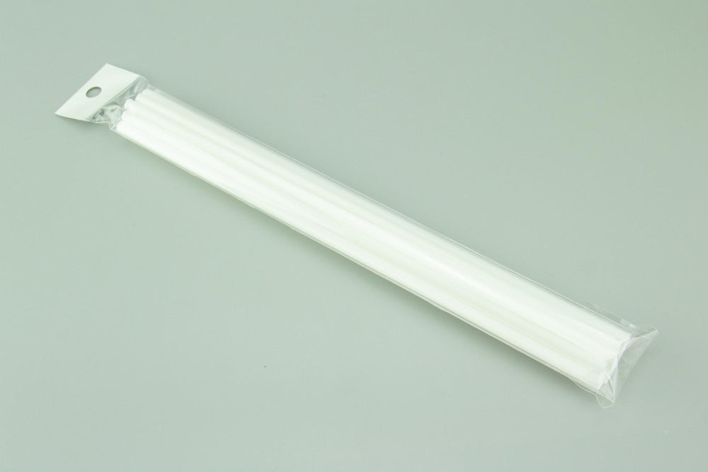 WHITE POLY DOWEL - 12 PIECES - CAKE SKEWER